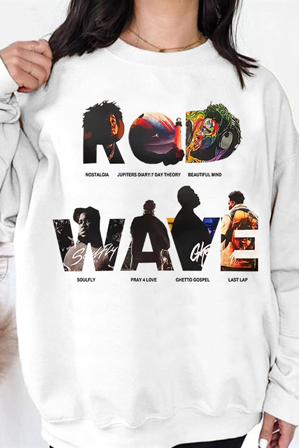 Rod Wave Music Concert Last Lap Tour Fleece Sweatshirt For Women