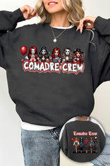 Comadre Crew Horror Thuglife Sweatshirt For Women