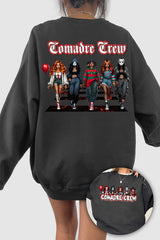 Comadre Crew Horror Thuglife Sweatshirt For Women