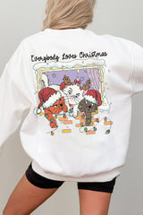 Everybody Loves Christmas Fleece Sweatshirt For Women