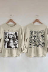 Stevie Nicks Don't Be A Lady Be A Legend Fleece Sweatshirt For Women