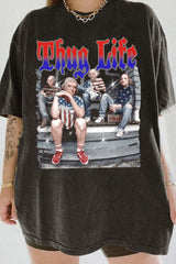 Thug Life American Patriotic 4th of July Tee For Women