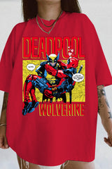 Deadpool and Wolverine Movie Tee For Women