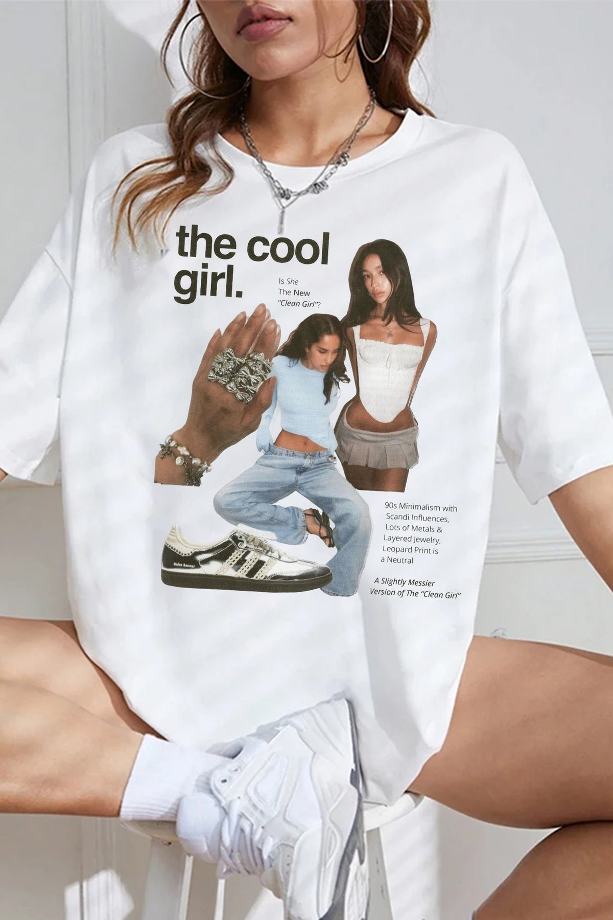 90s The cool girl Tee For Women