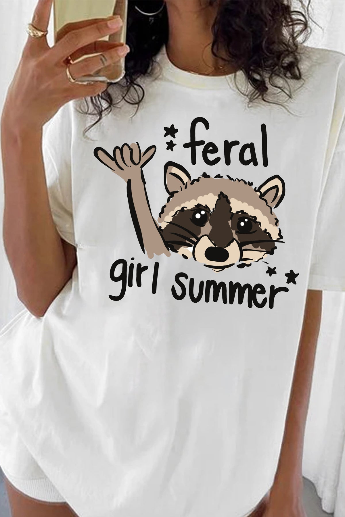 Feral girl summer  Tee For Women