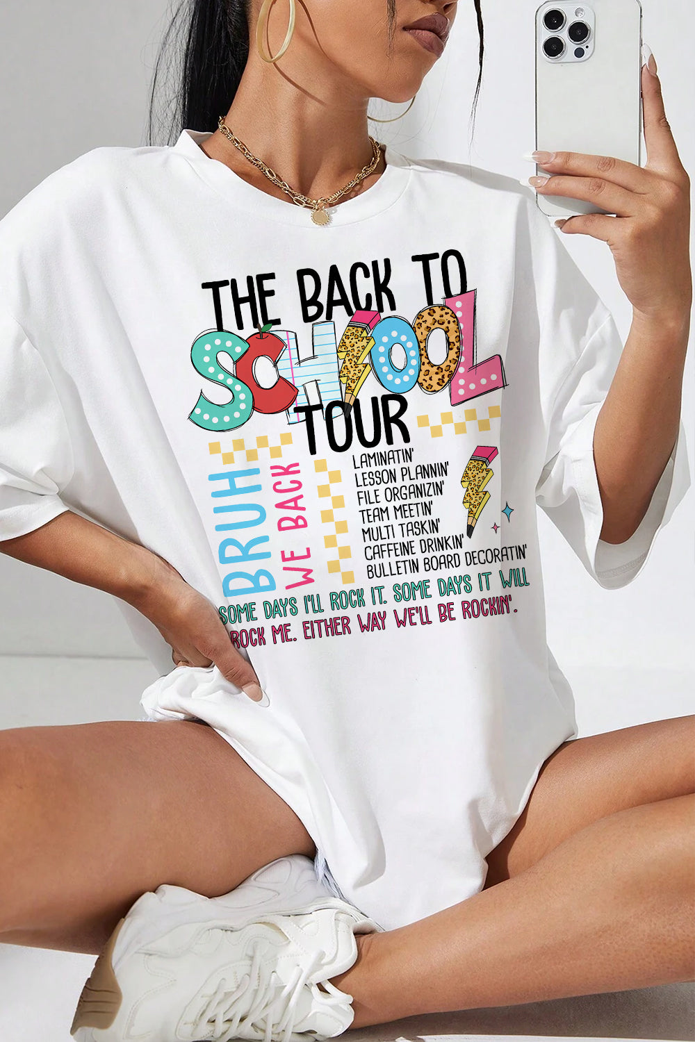 The back to school tour  TEE FOR WOMEN