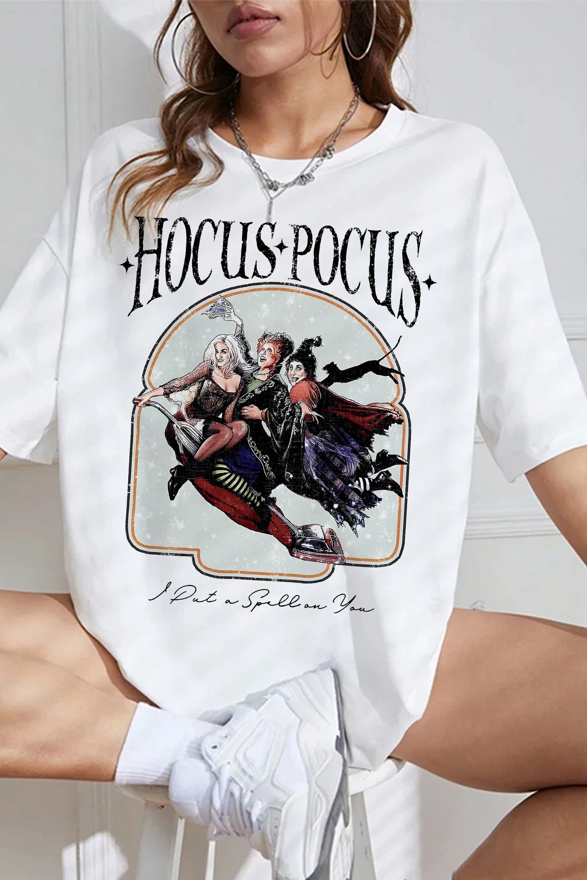 Retro Hocus Pocus  TEE FOR WOMEN