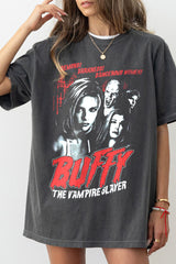 Buffy The Vampire Slayer Horror Movie TEE FOR WOMEN