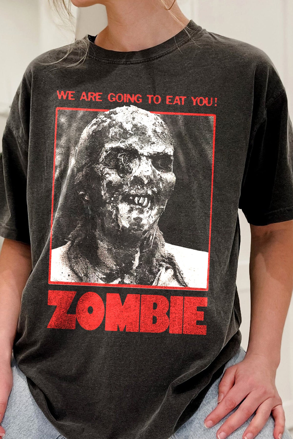 Horror zombie Tee For Women