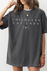 Childless Cat Lady Tee For Women