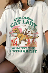 Childless Cat Lady  Cute Cat Tee For Women