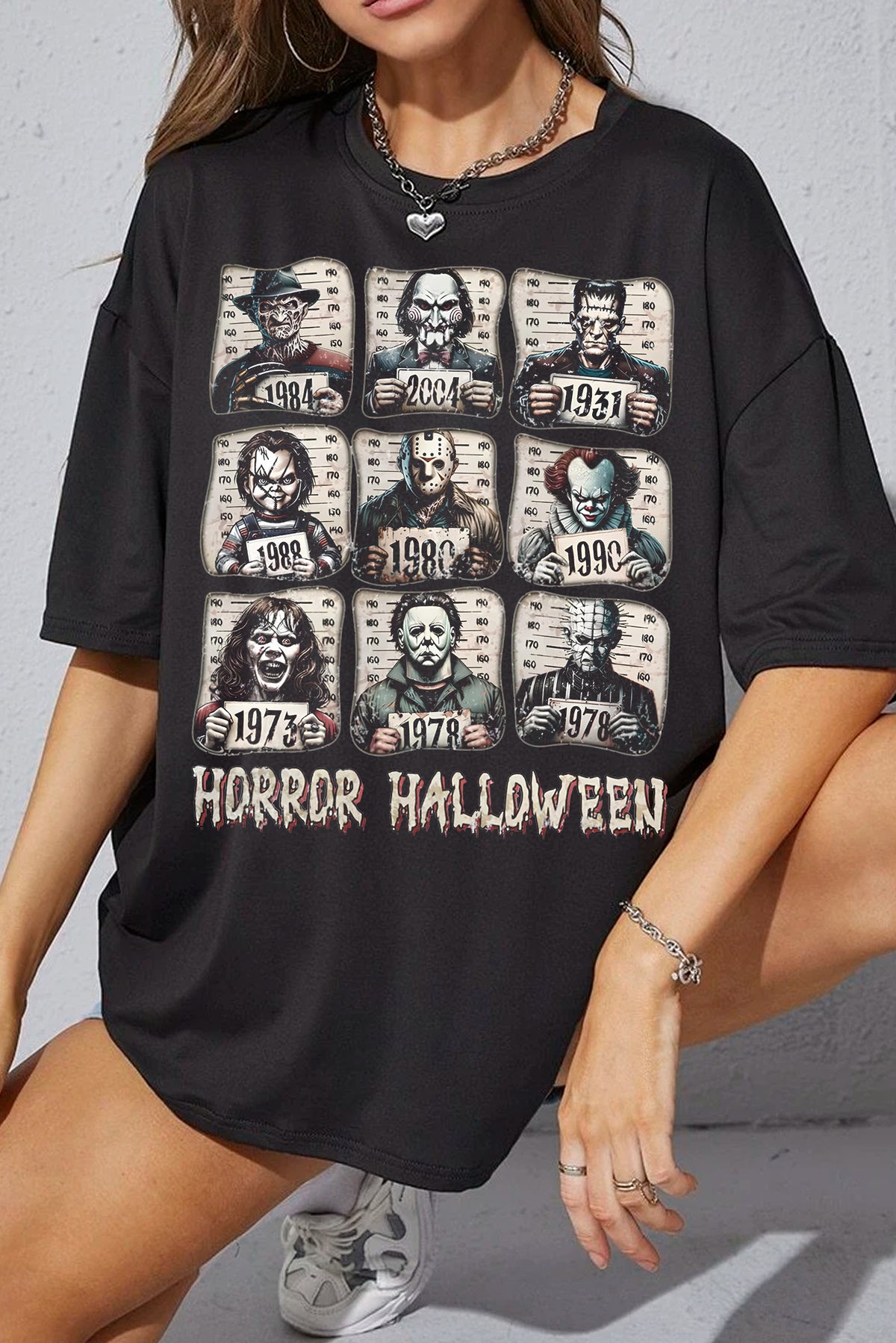 Horror Movie Killer Halloween   Tee For Women