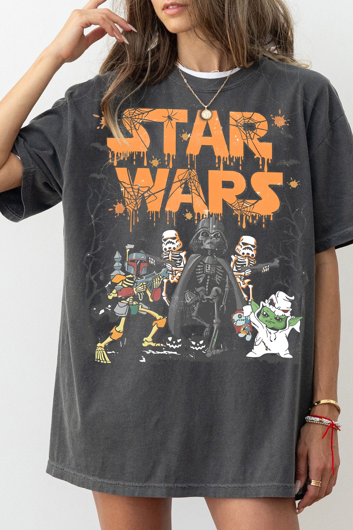 Retro Star Wars Halloween Tee For Women