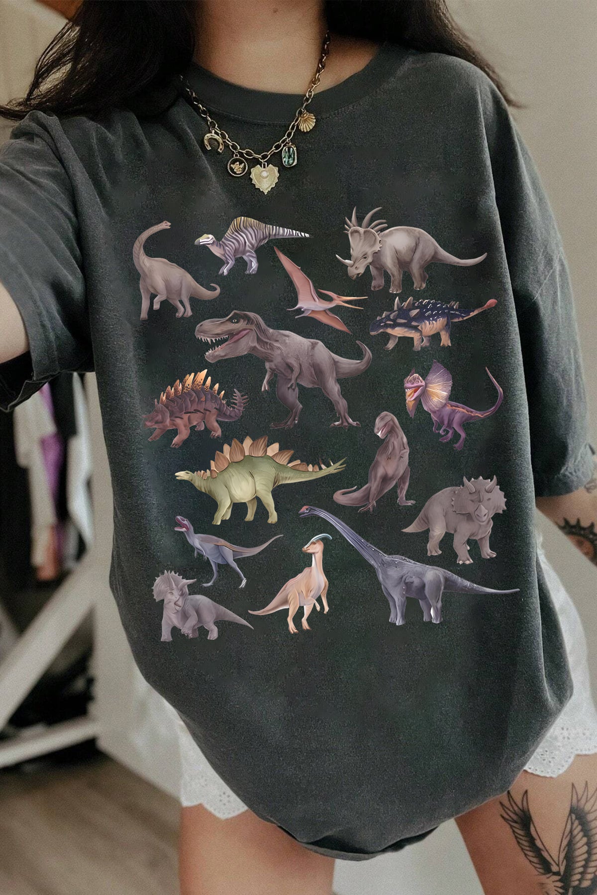 Paleontology Dinosaur Tee For Women