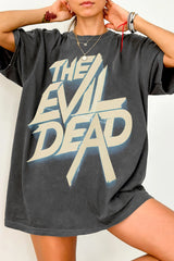 The Evil Dead Graphic  Horror Movie Tee For Women