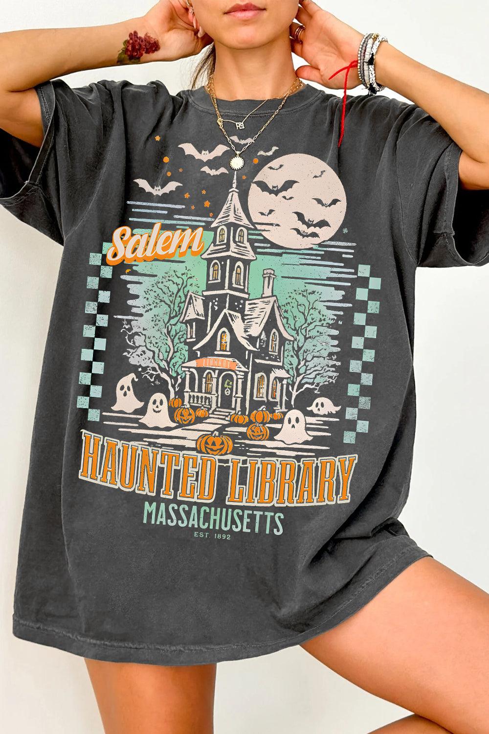 Bookish Halloween  Tee For Women