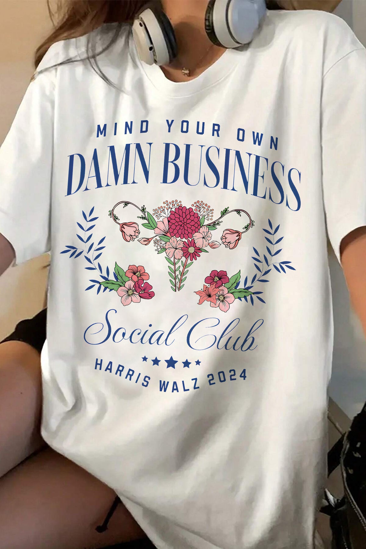 Mind Your Own Damn Business  Tee For Women