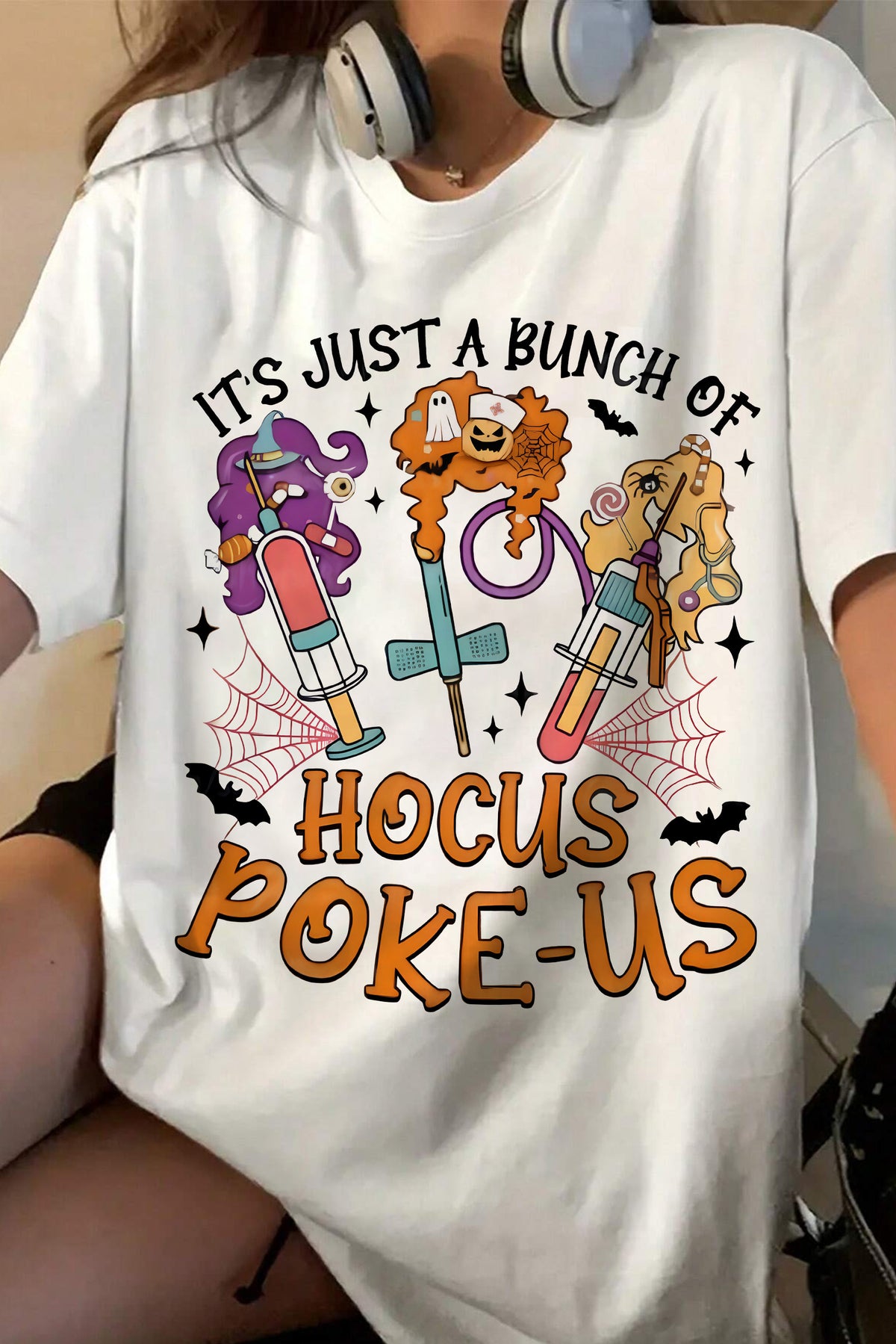 Phlebotomist Halloween Hocus Poke Tee For Women