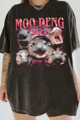 Moo Deng Fan Club Tee For Women