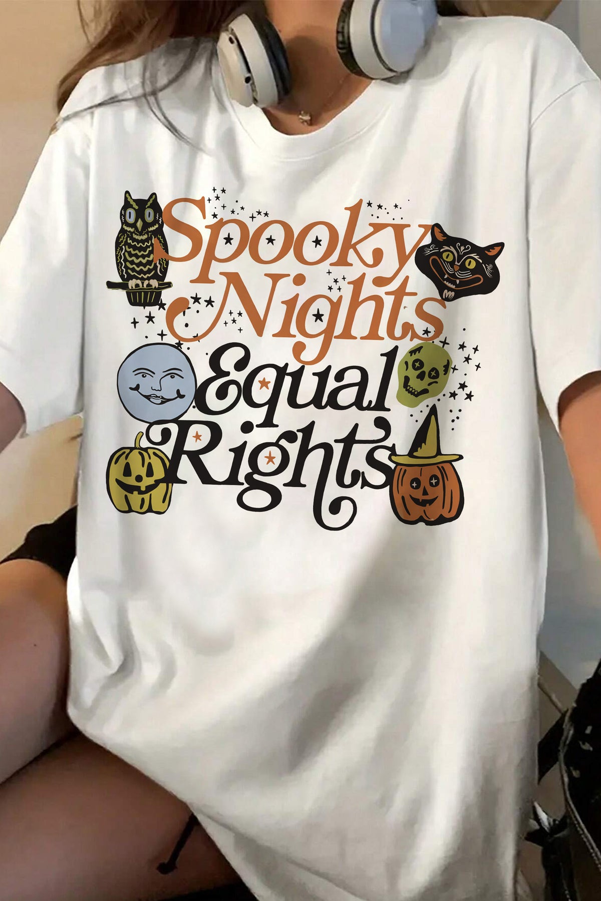 Spooky Nights Equal Rights Tee For Women