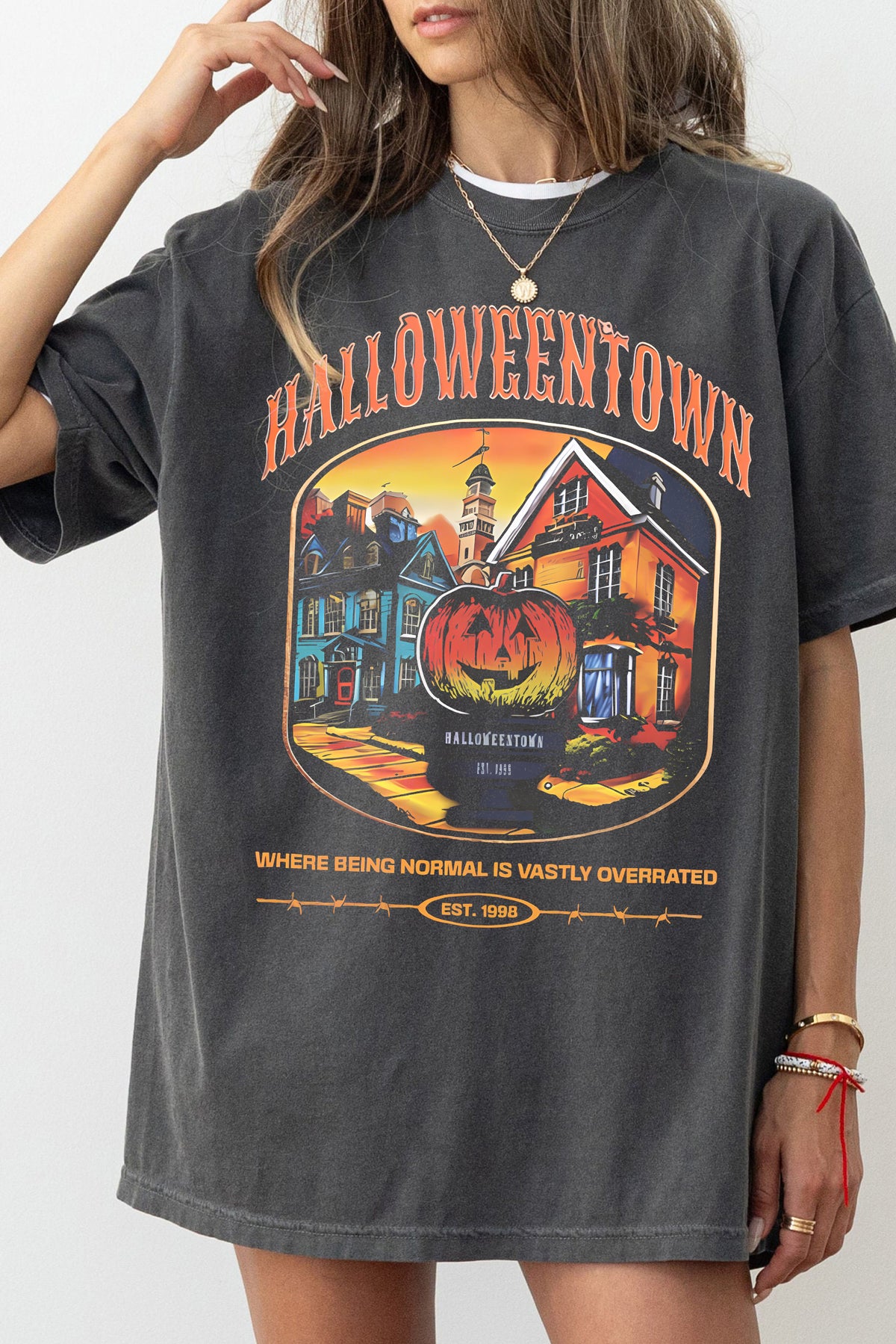 Halloweentown Est 1998 Retro Halloween   Tee For Women