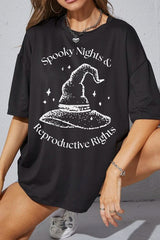 Spooky Nights and Reproductive Rights Halloween Tee For Women