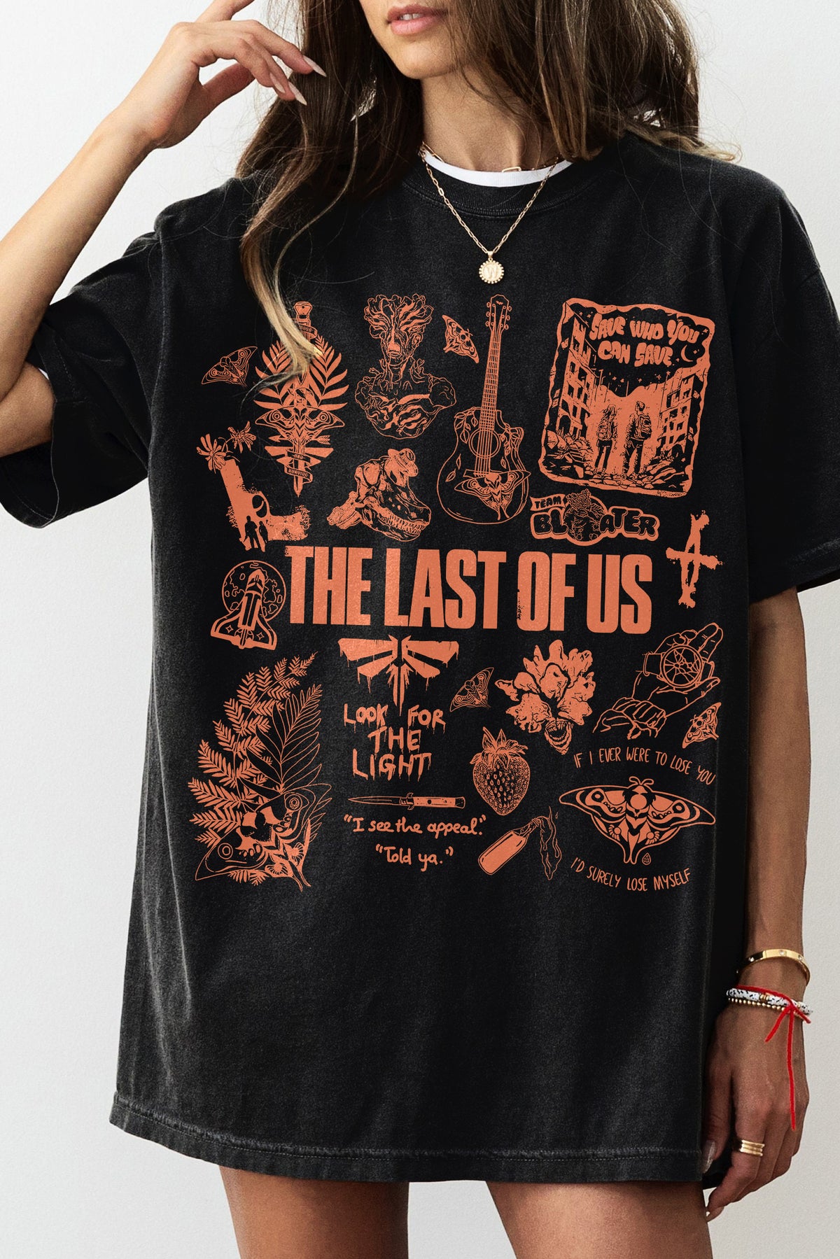 The Last Of Us Movie Doodle Art Tee For Women