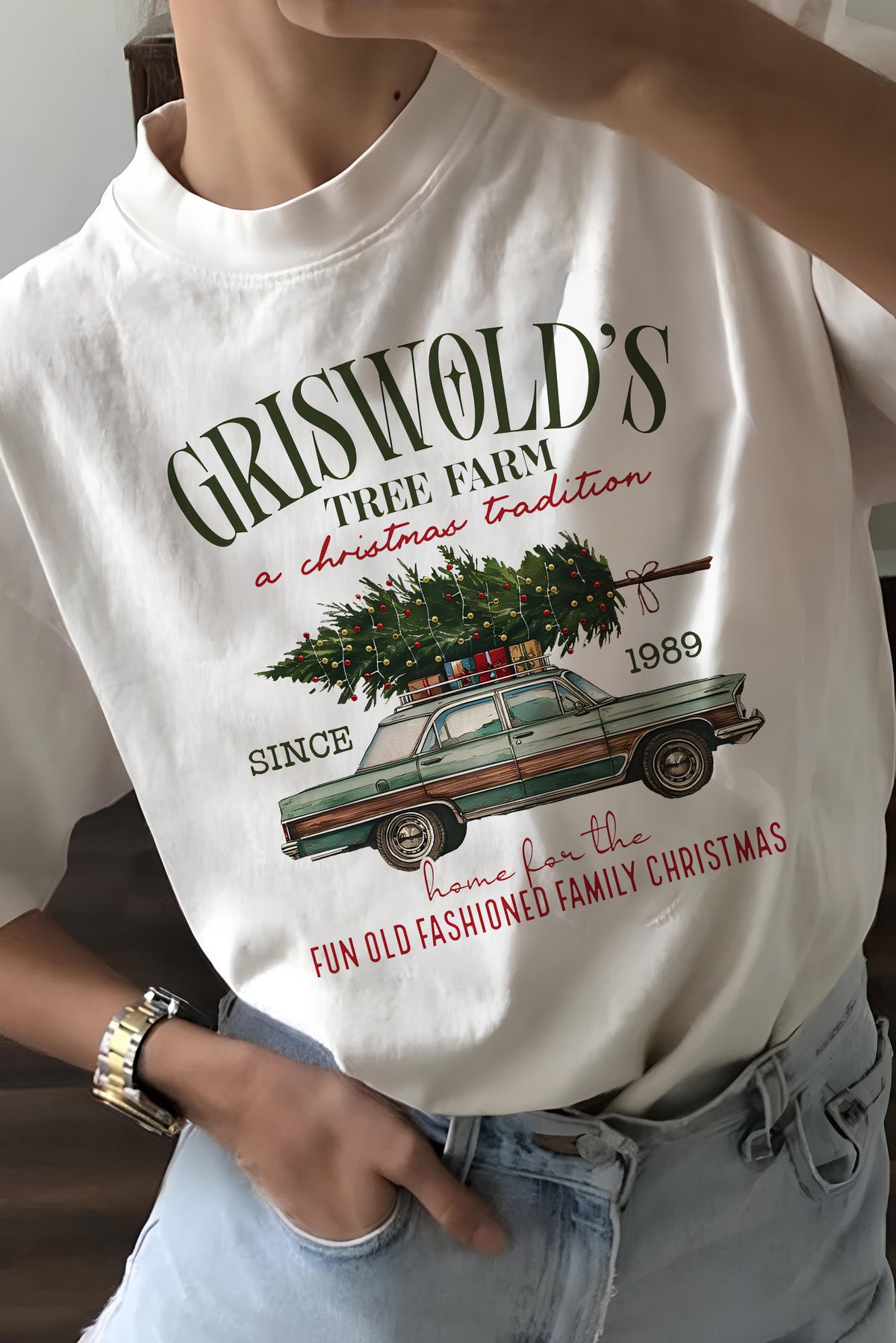 Griswold Christmas Tree Farm Tee For Women