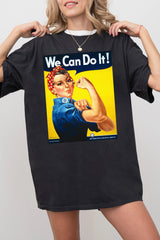 We Can Do It Rosie The Riveter Feminist Tee For Women