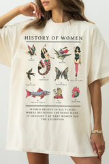 Hittory Of Women  Tee For Women