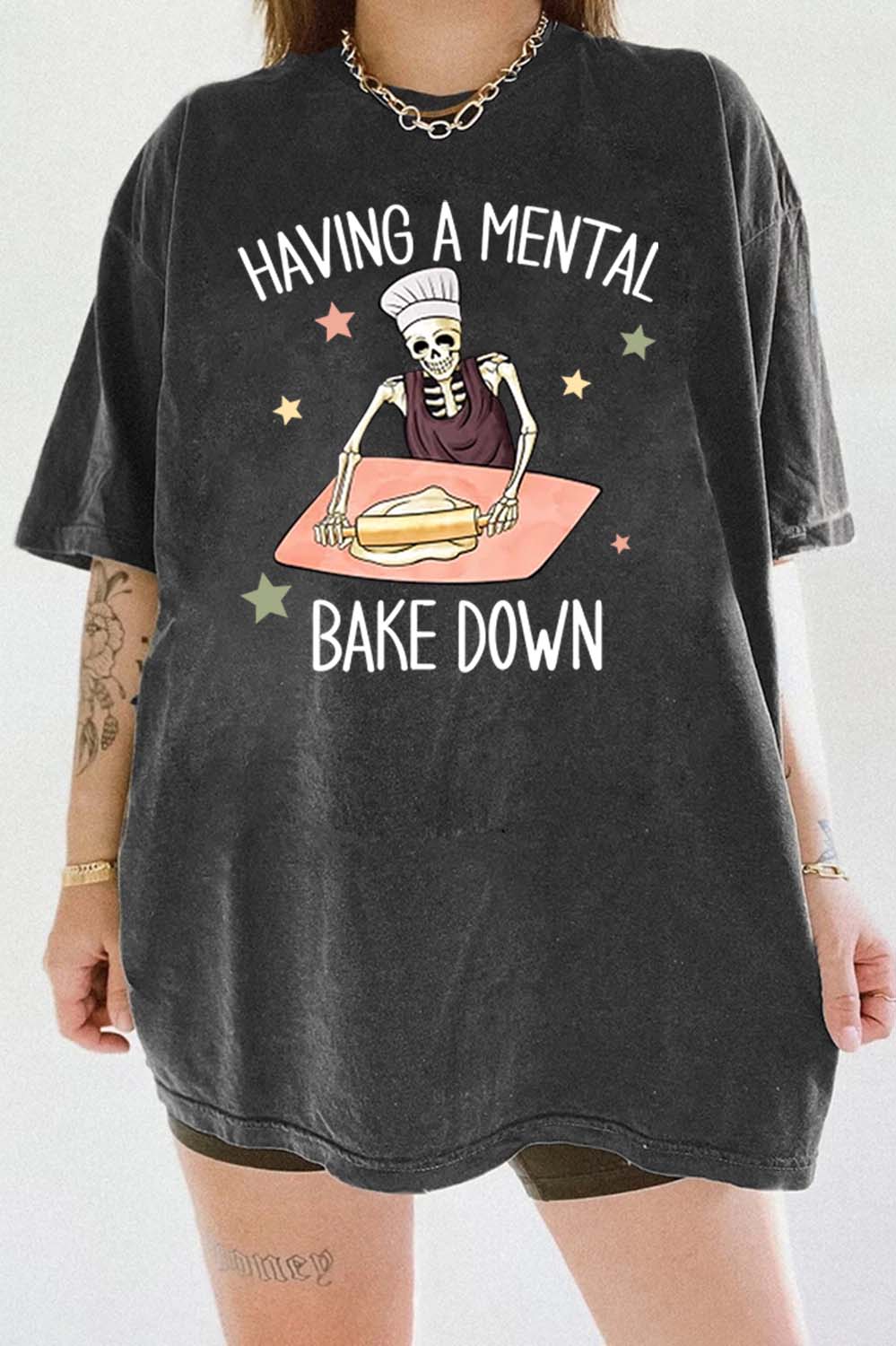 Halloween Having A Mental Bake Down Tee For Women