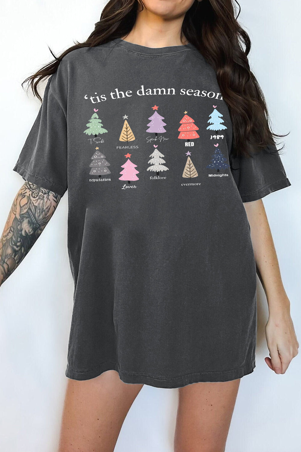 Swift Christmas Tis The Damn Season Tee For Women