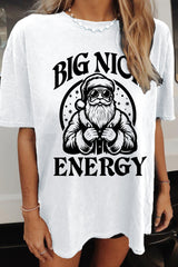 Santa Claus Big Nick Energy Tee For Women