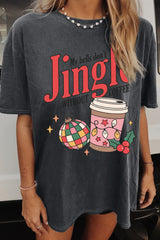 My Bells Dont Jingle Without Coffee Tee For Women