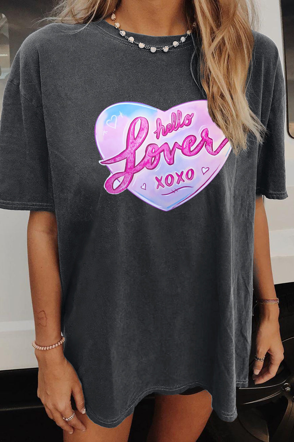 Hello Lover Valentine Tee For Women