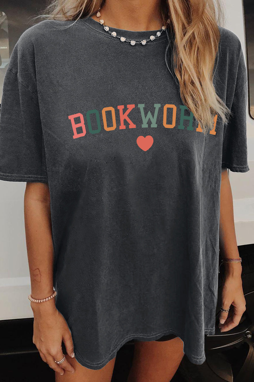 Bookworm Teacher Book Lovers Tee For Women