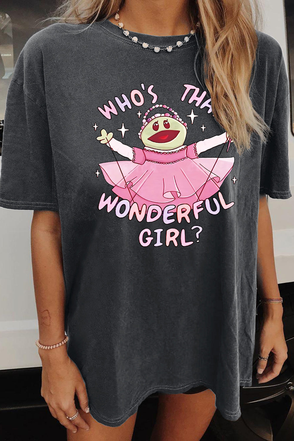 Nanalan Who's that Wonderful Girl Tee For Women