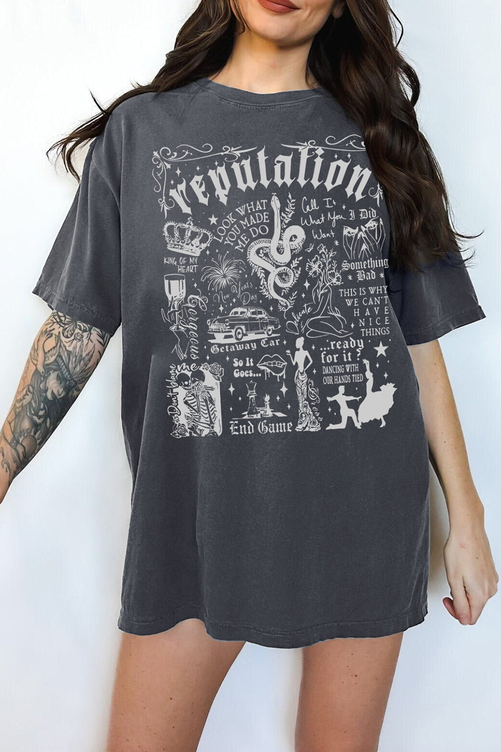 Reputtation Tracklist TS Albums Tee For Women