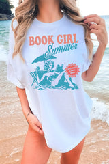 Book Girl Summer Tee For Women