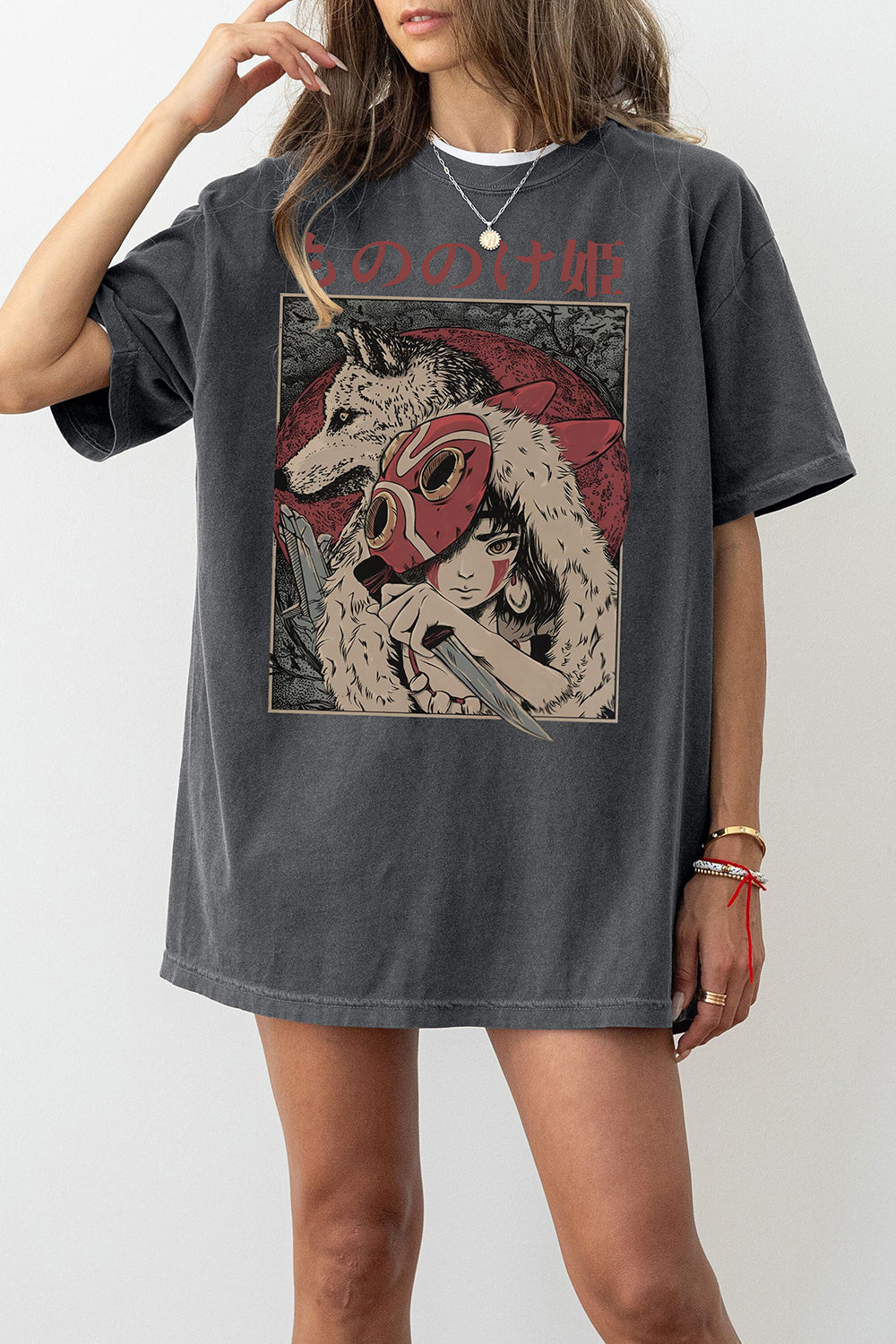 Vintage Princess Mononoke Graphic Tee For Women