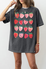 Cute Strawberry Summer Tee For Women