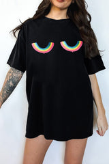 Rainbow Titties Tee For Women