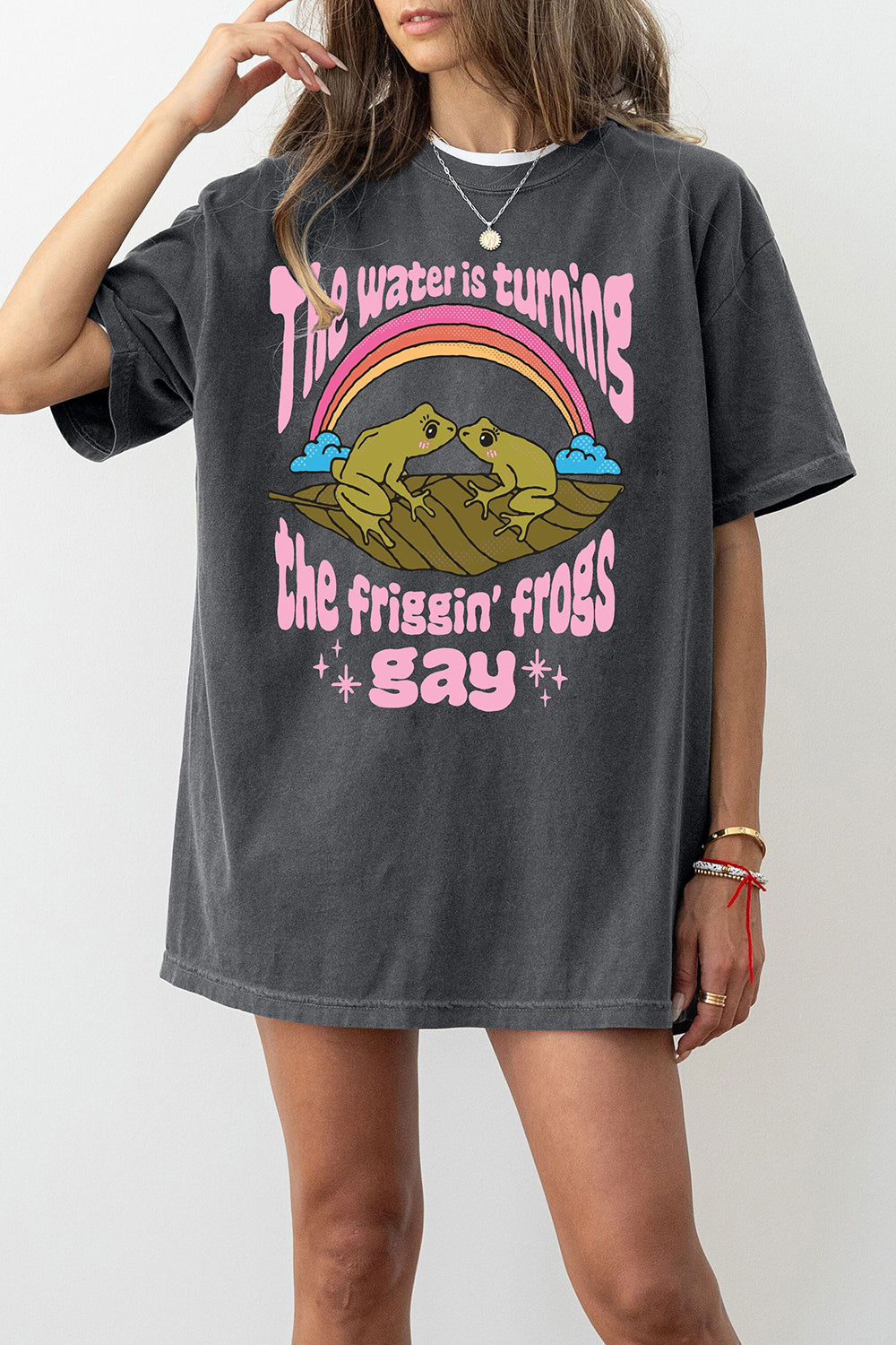 Gay Frog Lovers Lesbian Tee For Women