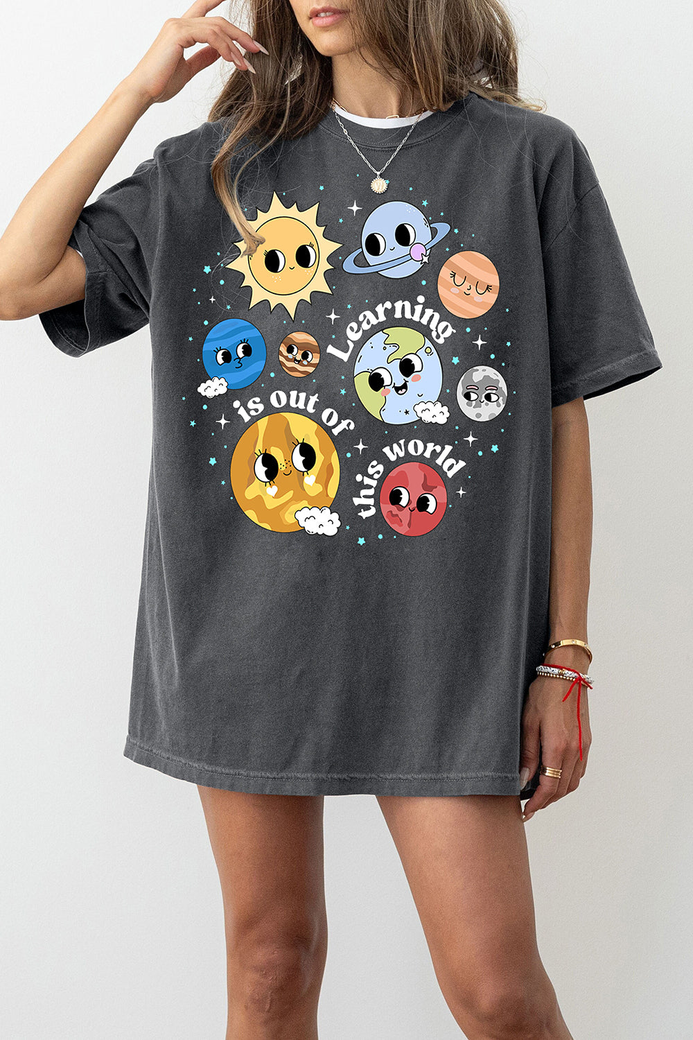 Solar System Learning Is Out Of This World Tee For Women