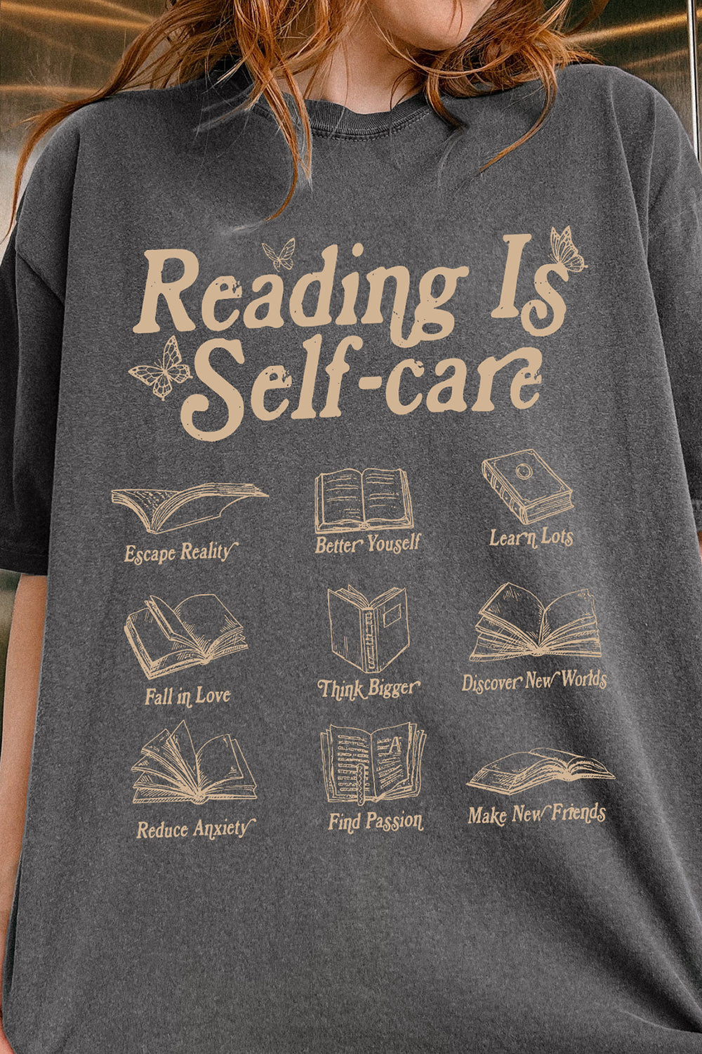 Reading Is Self Care Tee For Women