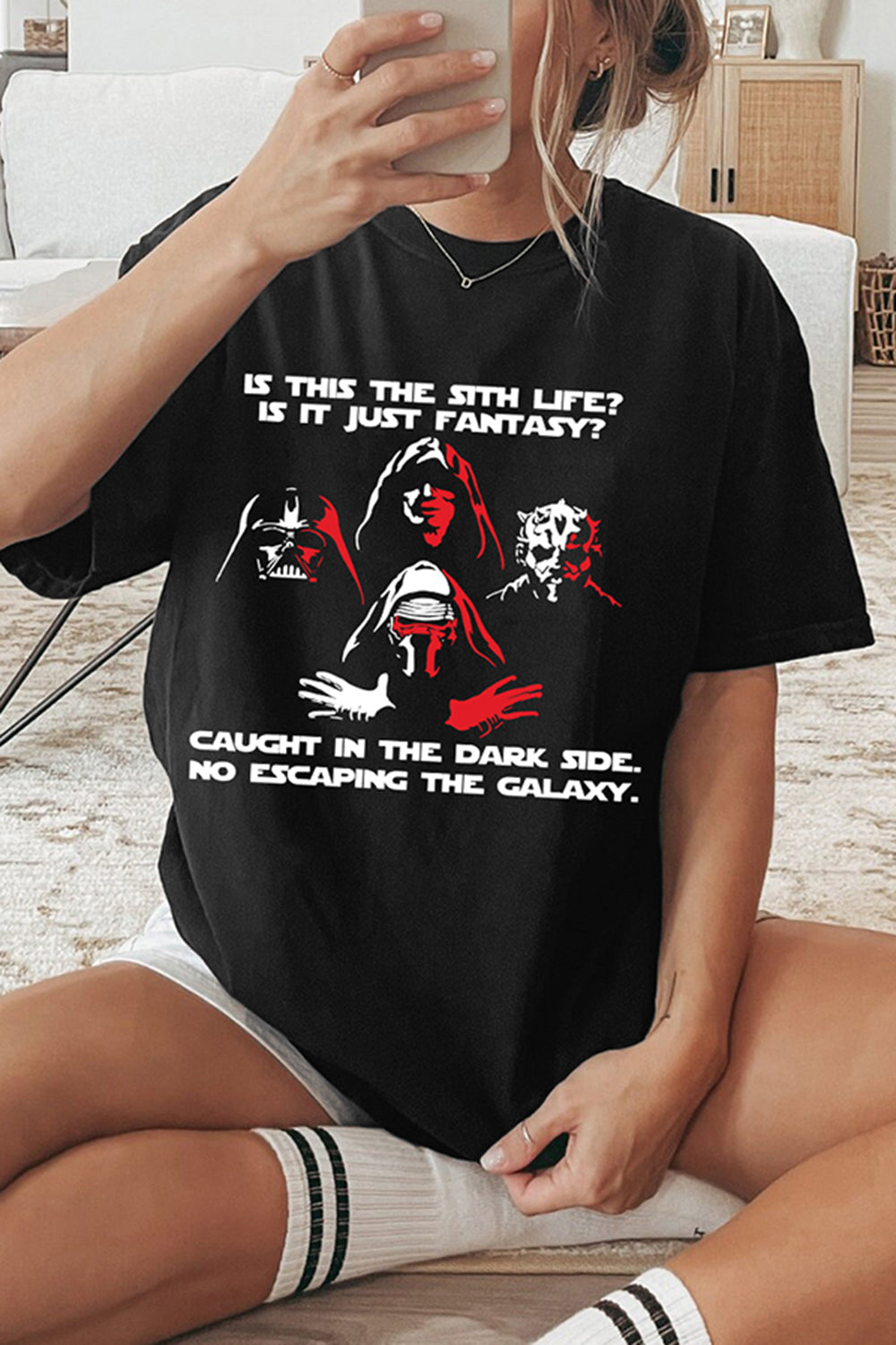 Is This The Sith Life Funny Star Wars Darth Vader Tee For Women