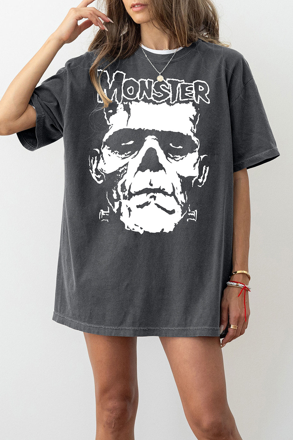 Monster Skull Horror Tee For Women