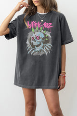 Retro Blink 182 Concert Graphic Tee For Women