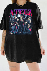 Retro Ateez Towards The Light: Will To Power World Tour Tee For Women