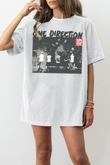 One Direction Tour  Albums Graphic Tee For Women